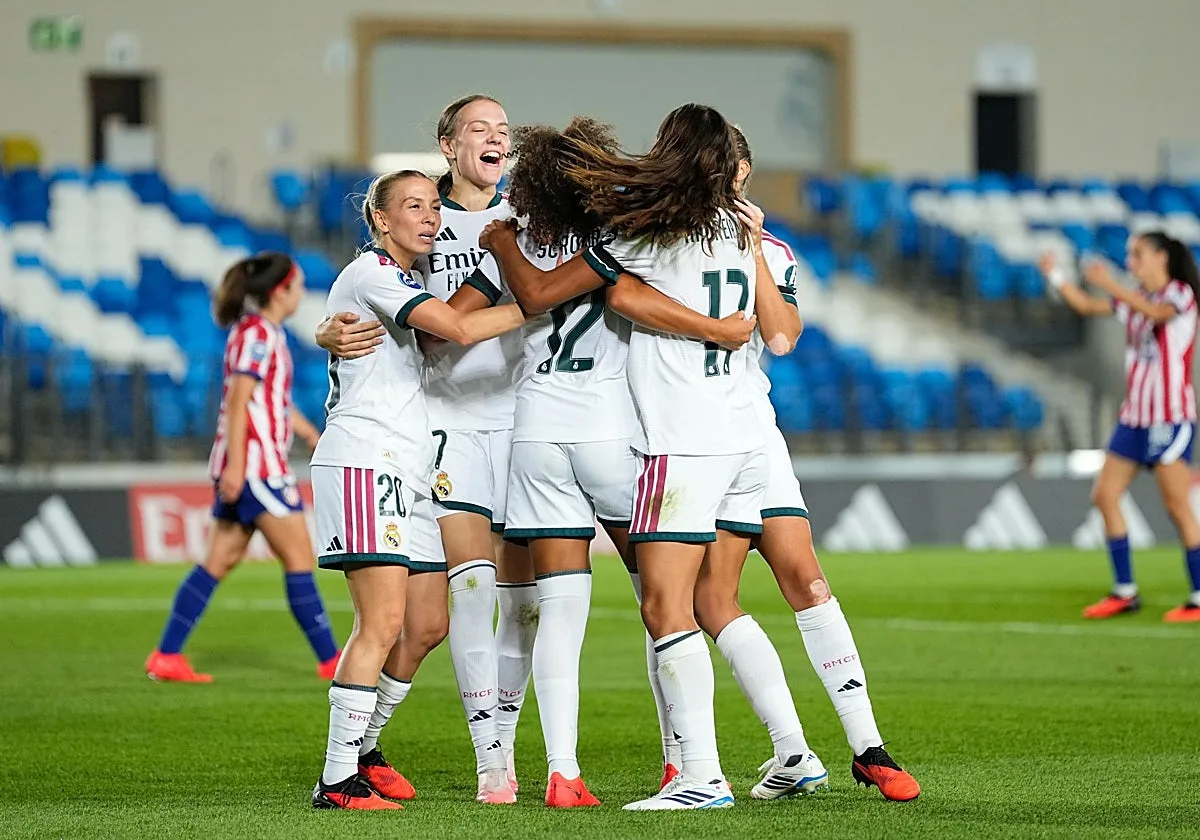 El Real Madrid derrota al Atlético en un intenso partido con dos expulsiones y un gol olímpico