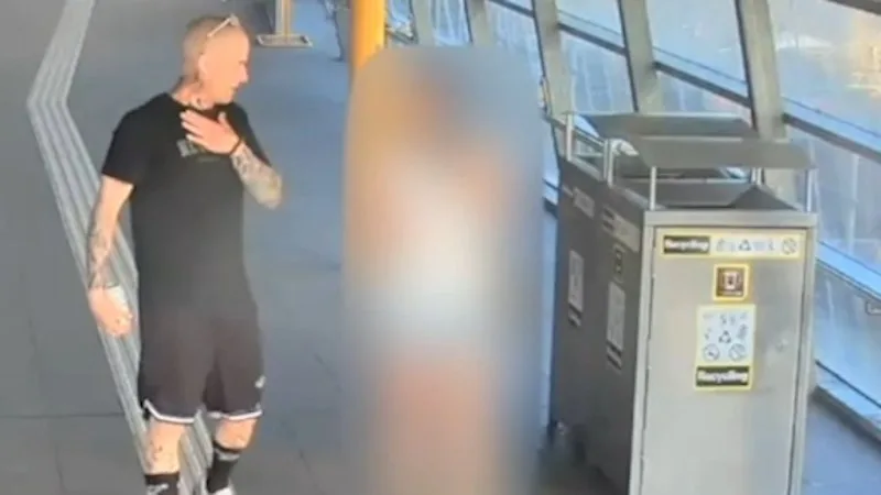 CCTV released after alleged sexual touching