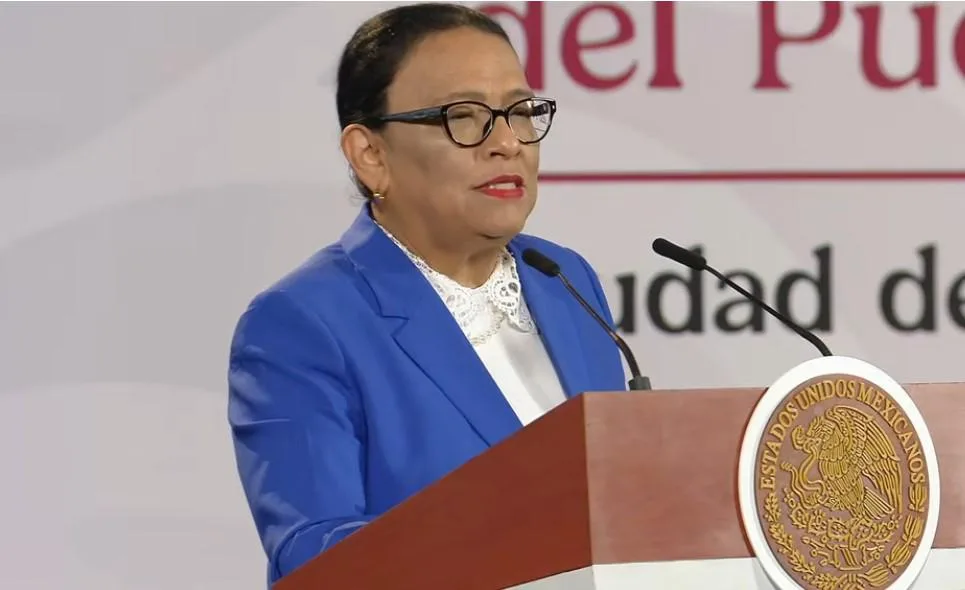 Rosa Icela, secretaria de Gobernación presenta su balance por el Segundo Informe de Gobierno en la conferencia matutina