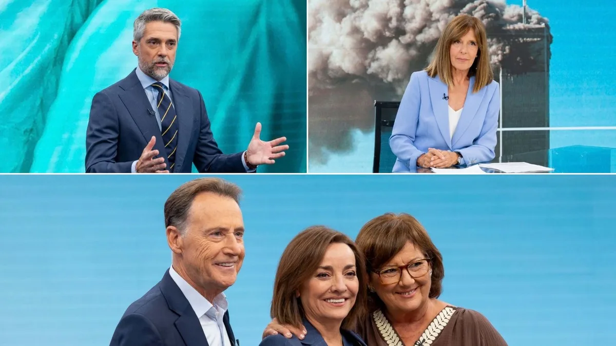 Una imagen para la historia: Matías Prats, Franganillo y Ana Blanco vuelven al Telediario por los 70 años de TVE