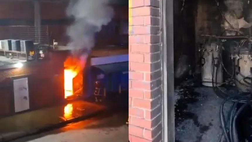 VIDEOS: Nuevo incendio de transformadores dejó sin luz a cientos de personas y desató protesta nocturna en Valencia