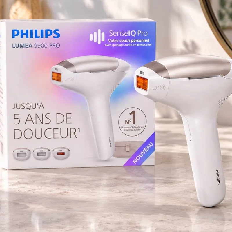 Actualité : L'épilateur à lumière pulsée Philips Lumea 9900 Pro voit son prix baisser à 479.99 €