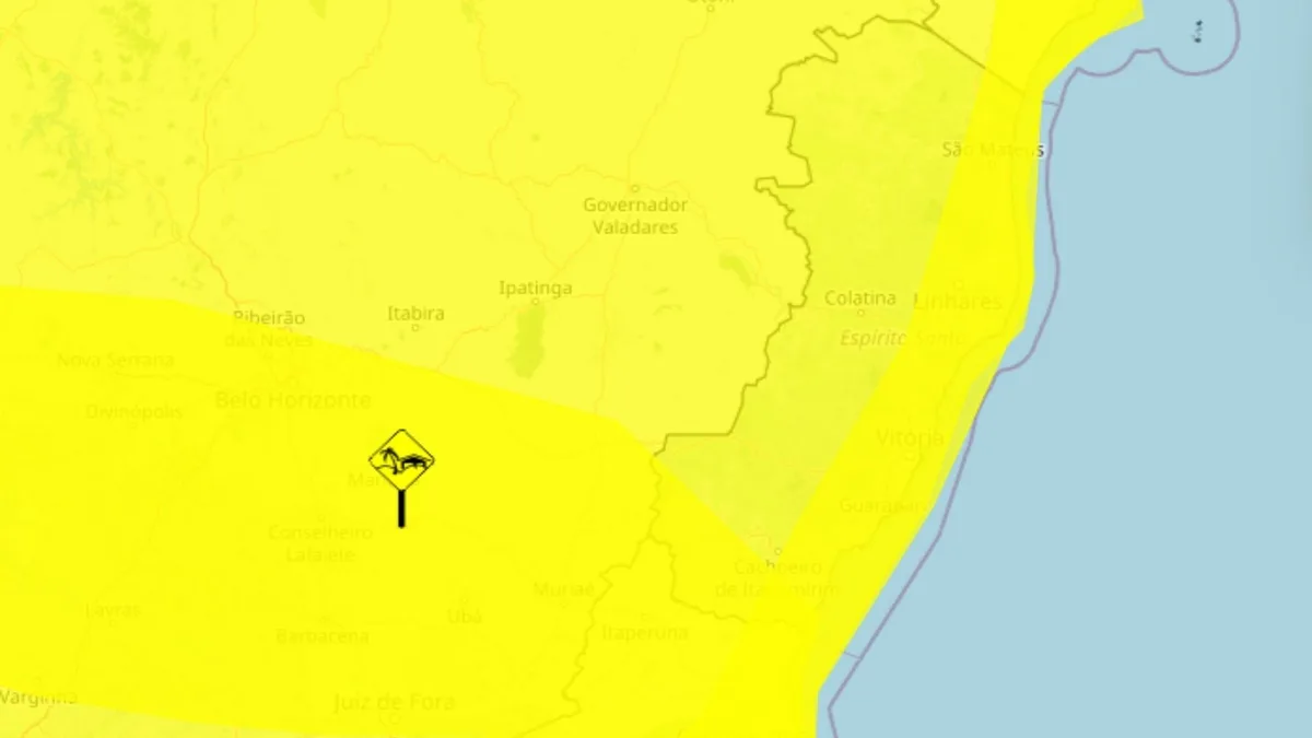ES recebe alertas de queda brusca de temperatura, tempestade e ventos costeiros; veja lista de cidades em risco