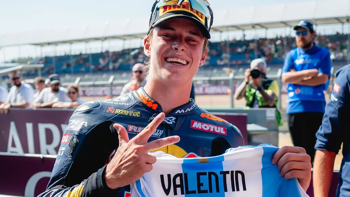 Valentín Perrone reveló cuándo apunta a llegar al MotoGP y su sueño de ganar en Buenos Aires: “Argentina es mi vida”