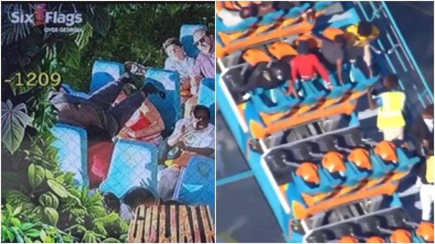 Tragedia en famoso parque de atracciones: Hombre cayó desde una montaña rusa en Georgia, cuatro personas resultaron heridas