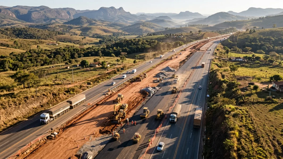 Com 186 km de duplicações, 159 km de faixas adicionais e 21 passarelas, projeto de R$ 7,3 bilhões pretende transformar um corredor de 735 km que atravessa o interior do Sudeste
