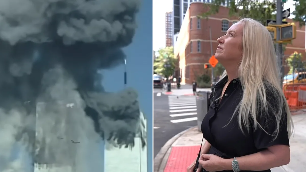 The Australian who ran towards ground zero after September 11 attack