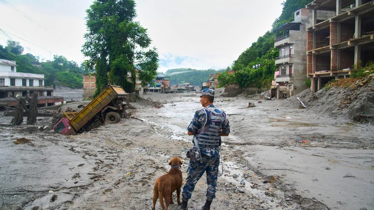 Nepal tour operator who flew over flood-hit border recounts area as ‘totally damaged’