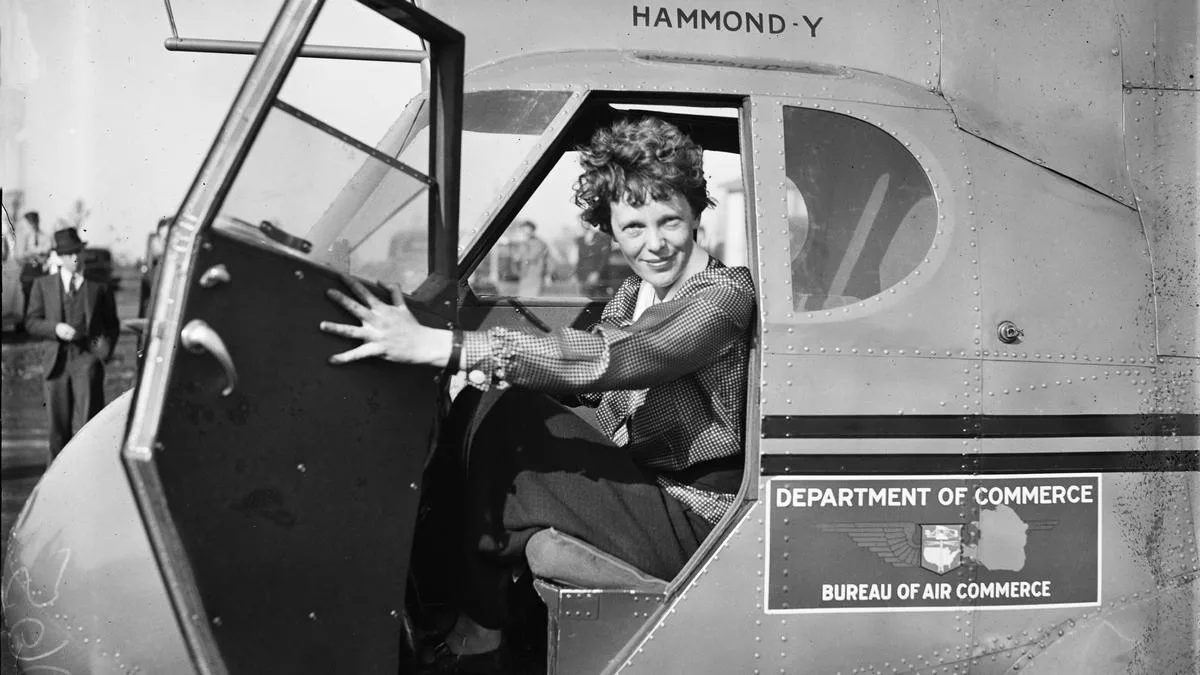 Amelia Earhart: the one who soared high in the sky