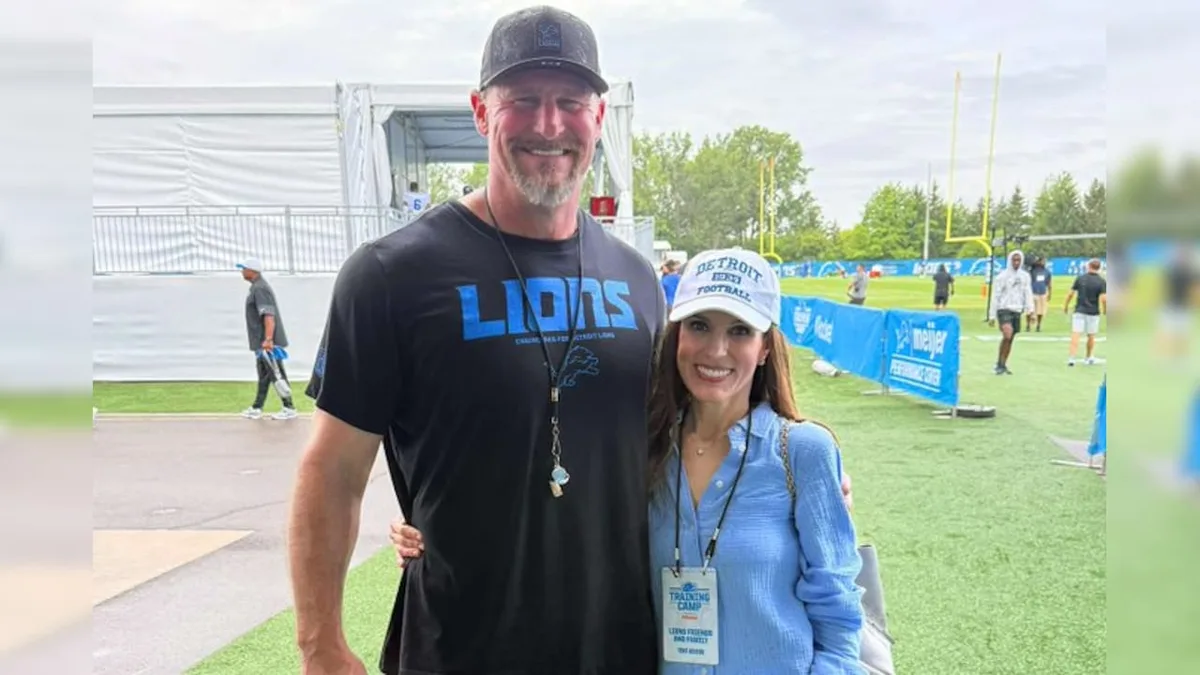 Dan Campbell’s Wife Holly Draws Attention After Female Fan’s Bold Move Puts Detriot Lions HC In Spotlight