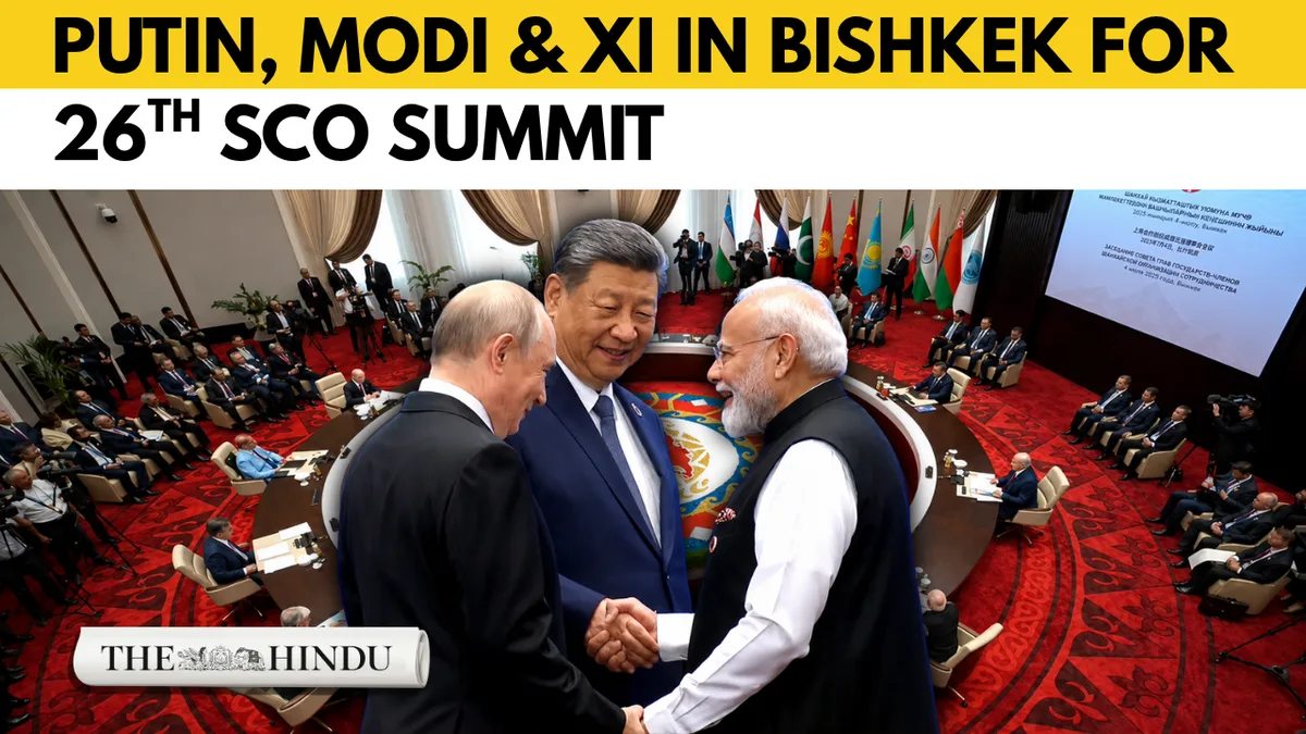 Modi, Xi and Putin share stage as SCO summit begins in Bishkek