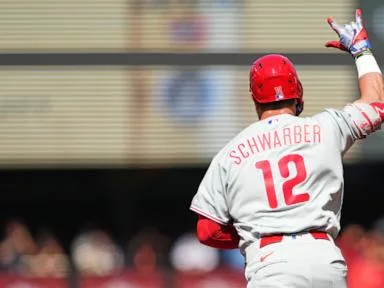 Schwarber hits MLB-leading 40th homer, Luzardo fans 9 as Phillies beat Mariners 6-0