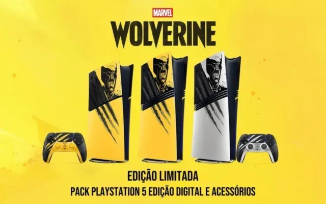 PlayStation 5 terá console e acessórios de Marvel’s Wolverine