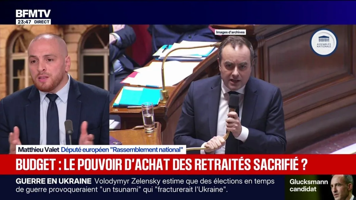 Budget 2027: "Il y a beaucoup de sujets qui peuvent rapporter de l'argent", déclare Matthieu Valet, député européen RN