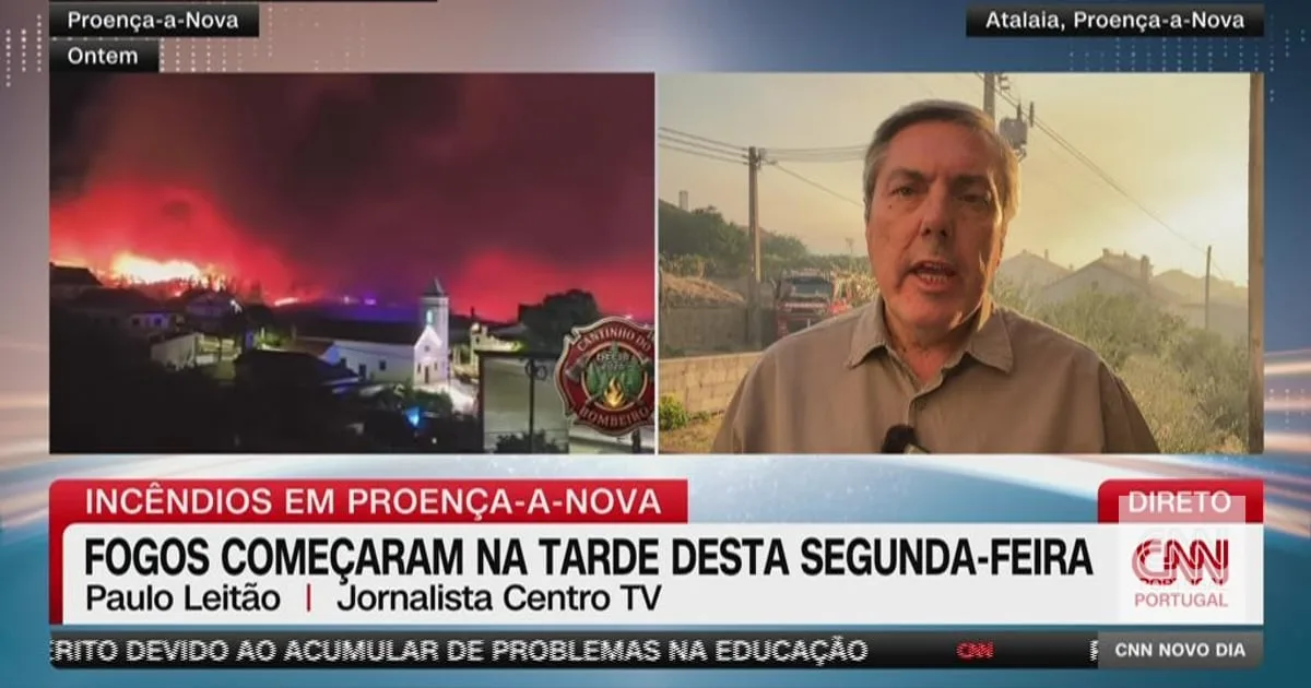 Bombeiros combatem dois incêndios em Proença-a-Nova