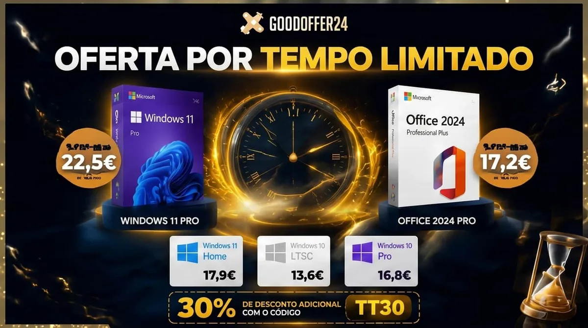Anúncios no novo Outlook? O clássico vem no Office 2024 por 17,2€