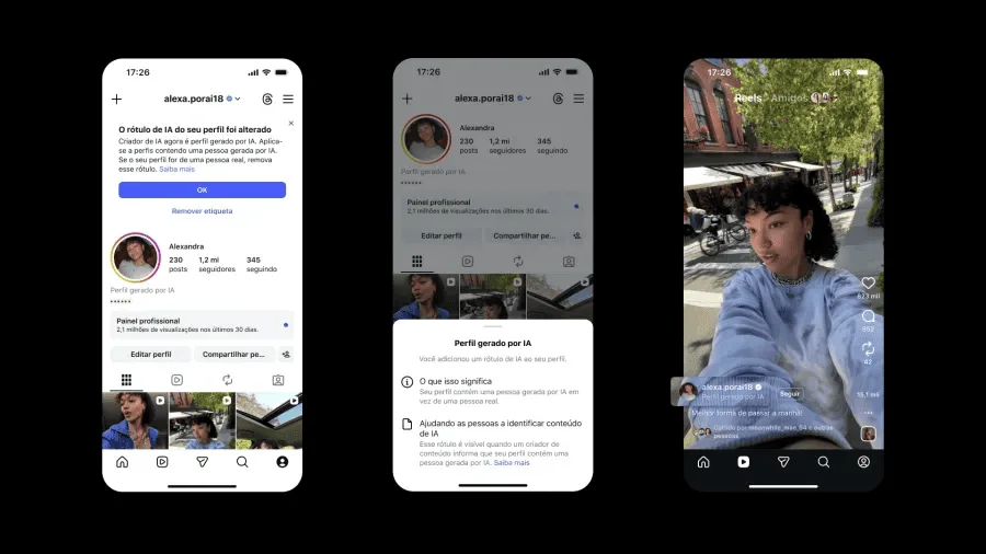 Instagram vai punir perfis gerados por IA que não se identificarem