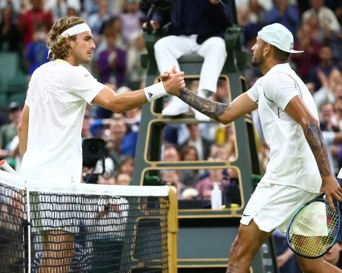 Stefanos Tsitsipas says Nick Kyrgios’s cocaine ban was ‘pretty much expected’