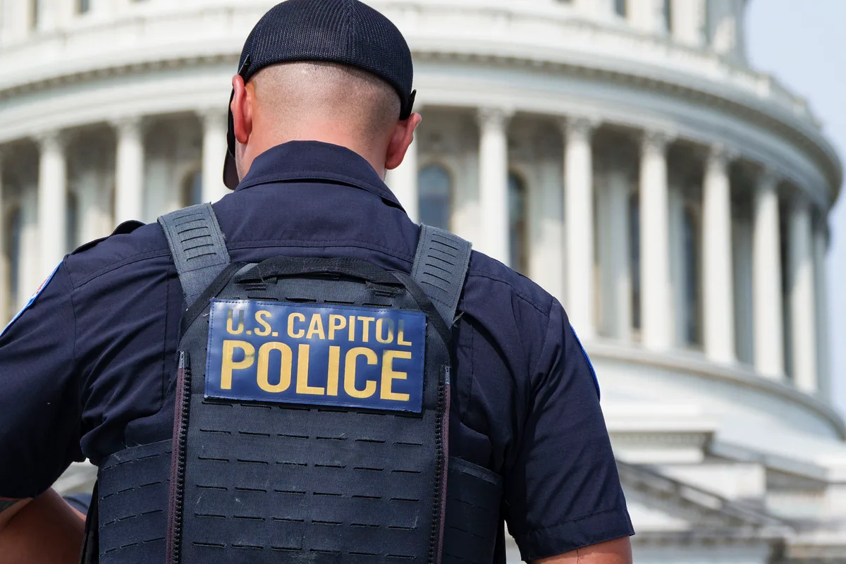 Man arrested after guillotine is found in pickup truck near Capitol