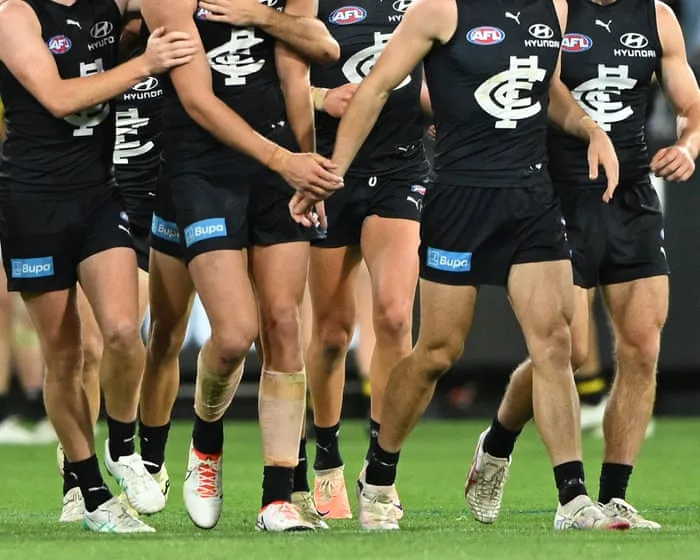 Two Carlton players treated in hospital after offseason night out