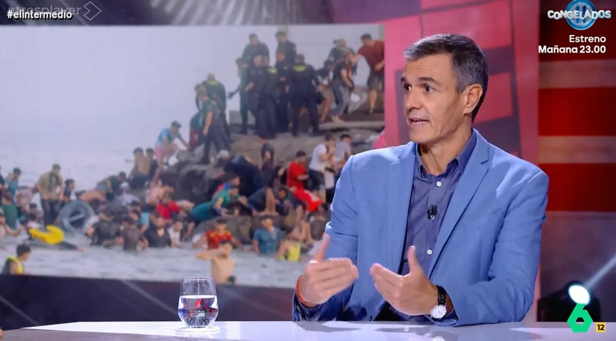 Pedro Sánchez se enfrenta en ‘El Intermedio’ a las preguntas de los ciudadanos de Ceuta: “¿Por qué está ‘acojonado’ con Marruecos?“ ”¿Qué plazo se da para resolver esta crisis?"