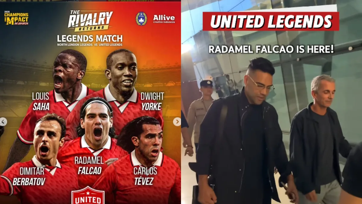 Radamel Falcao jugará partido de leyendas del Manchester United contra leyendas del Arsenal en Asia: Thierry Henry lidera al equipo rival