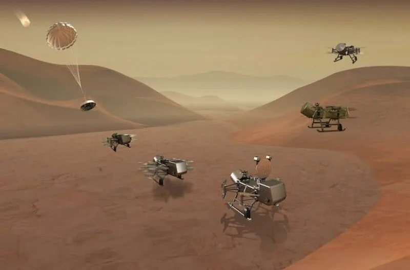 NASA wires up Dragonfly and names the landing area