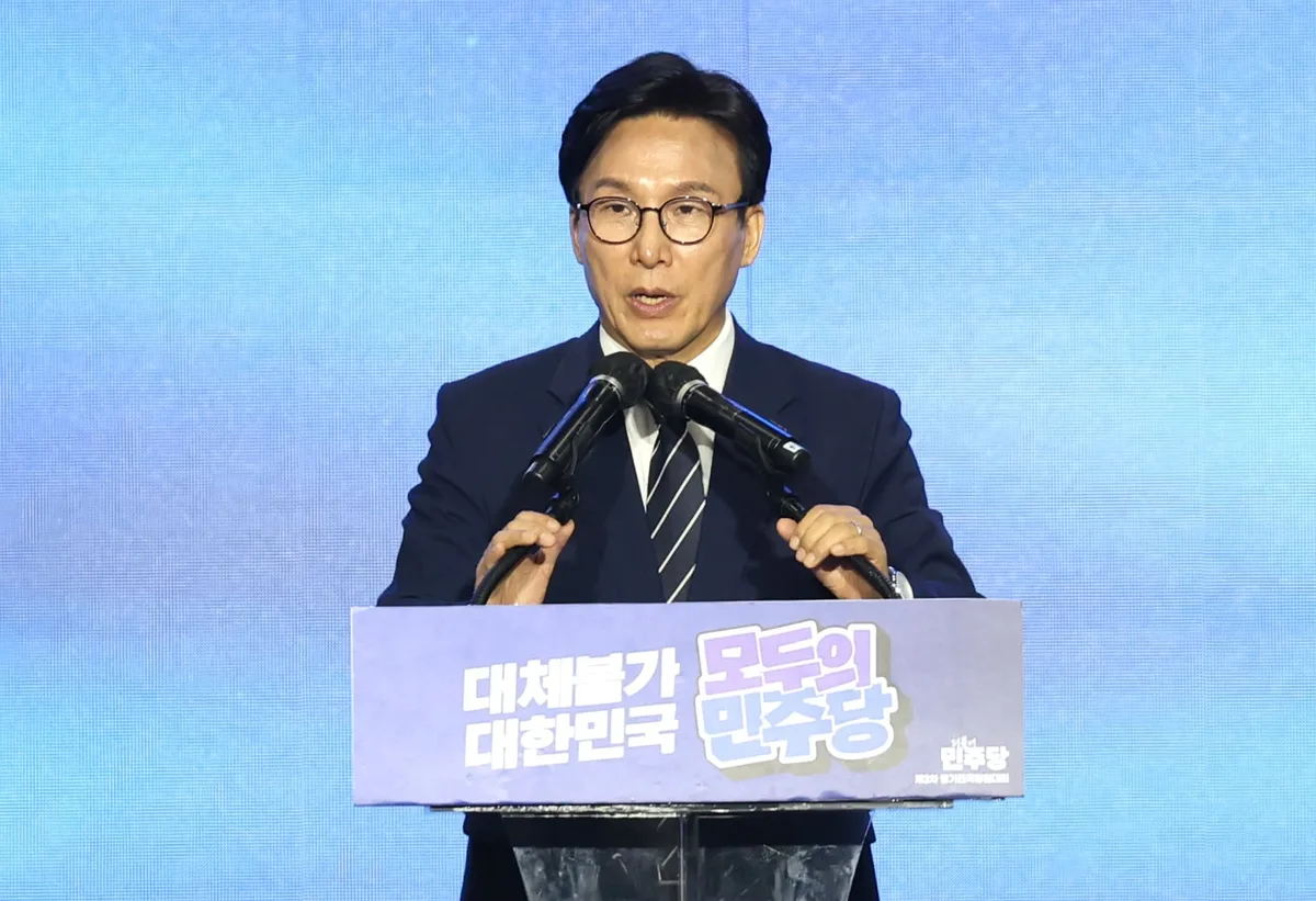 김민석, 당 대표 첫 행보로 집중호우 피해 거제 찾아