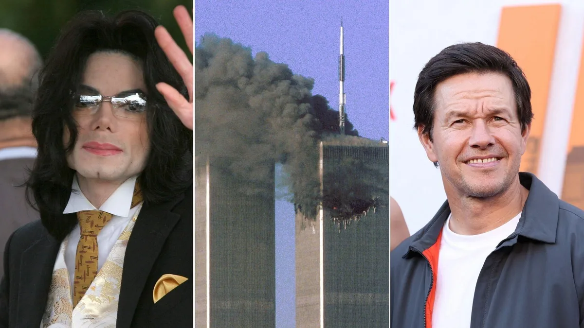 Las casualidades que salvaron a Michael Jackson, Mark Wahlberg y otros famosos del 11 de septiembre