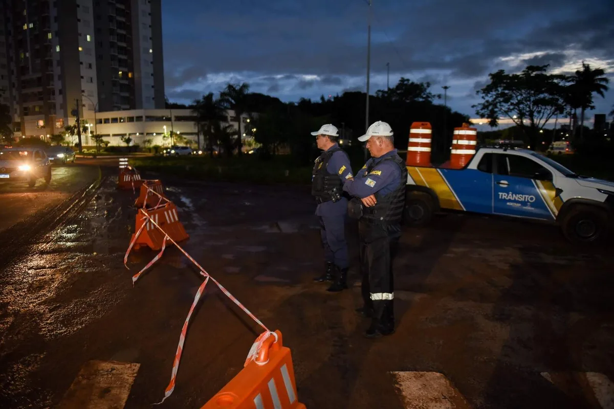 Alerta de tempestade mantém equipes da Prefeitura mobilizadas em Campo Grande