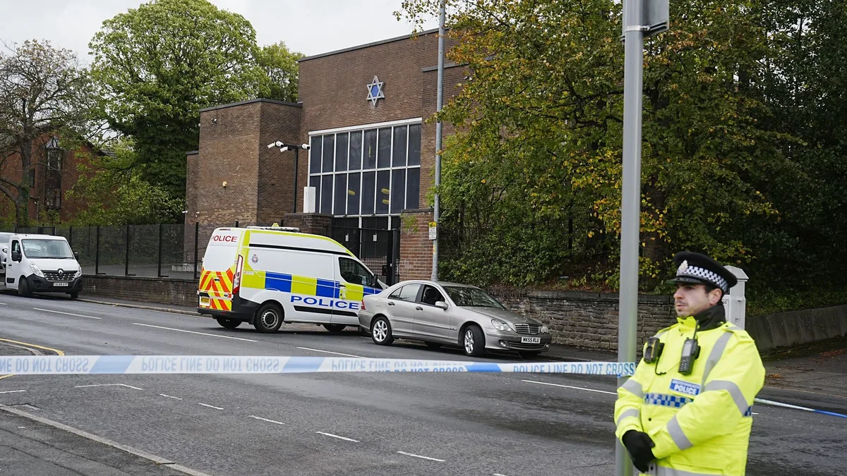 Man charged over Manchester synagogue terror attack