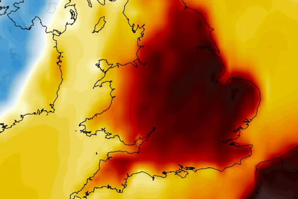 UK weather maps show new 34C heat surge with 15 counties reaching 31C or more