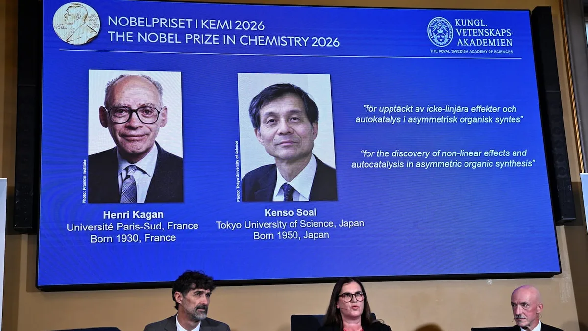 French, Japanese scientists share Nobel Prize in Chemistry