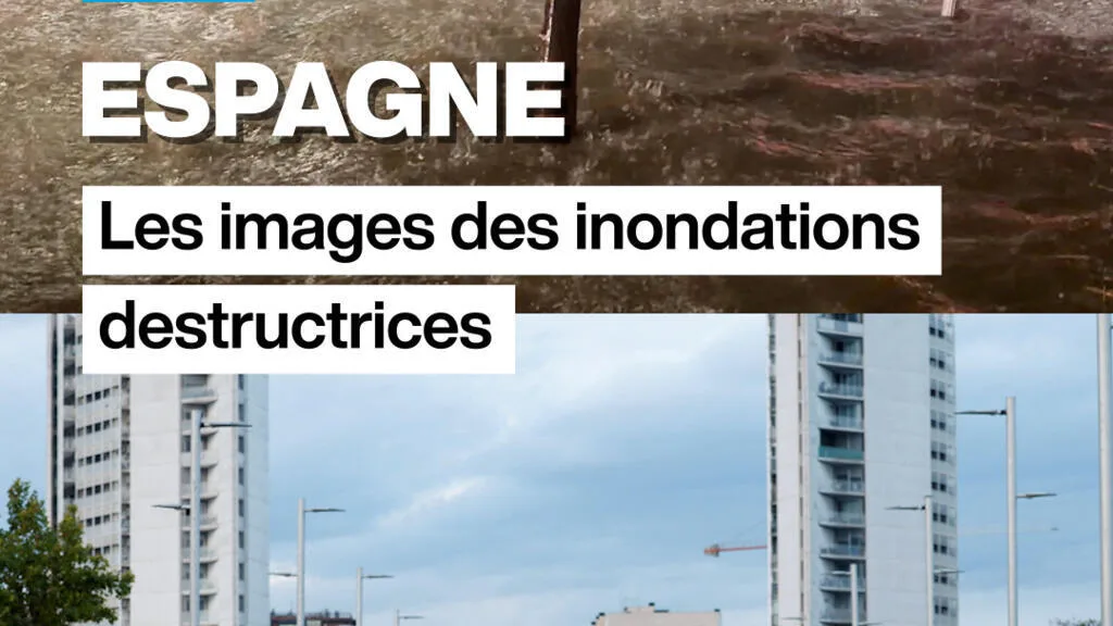 Espagne : les images des inondations destructrices