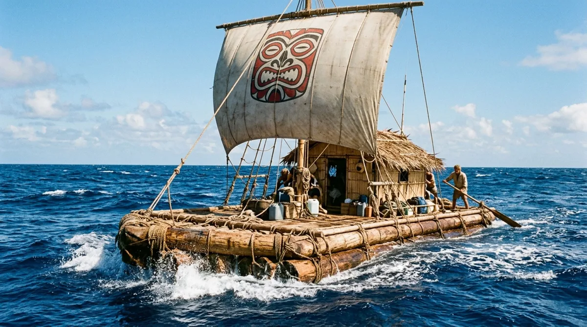 O navegador que cruzou o Oceano Pacífico em uma balsa de troncos para provar que uma viagem considerada impossível podia ser feita