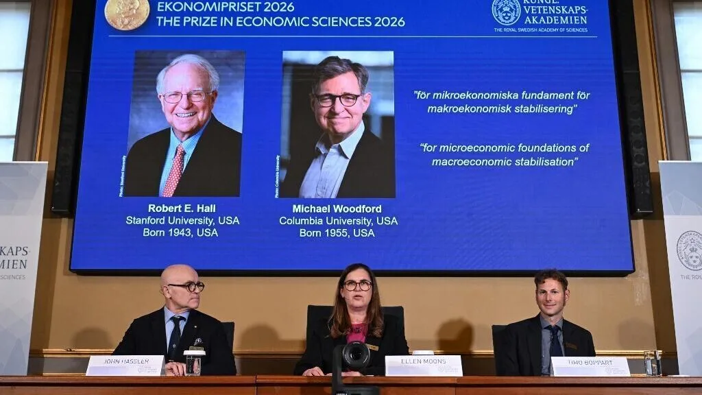 Le prix Nobel d'économie 2026 est attribué aux Américains Robert E. Hall et Michael Woodford