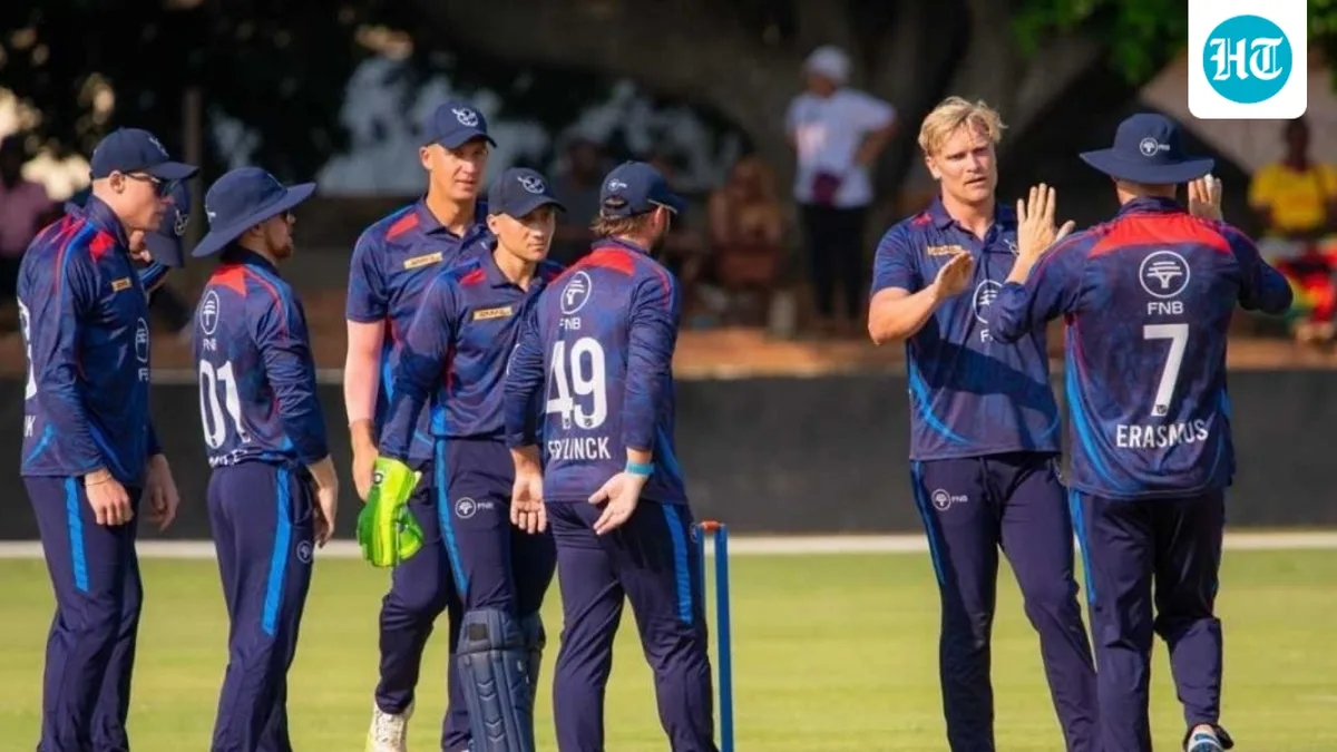 South Africa stunned as Namibia pull off sensational 18-run triumph despite Dewald Brevis’ 75