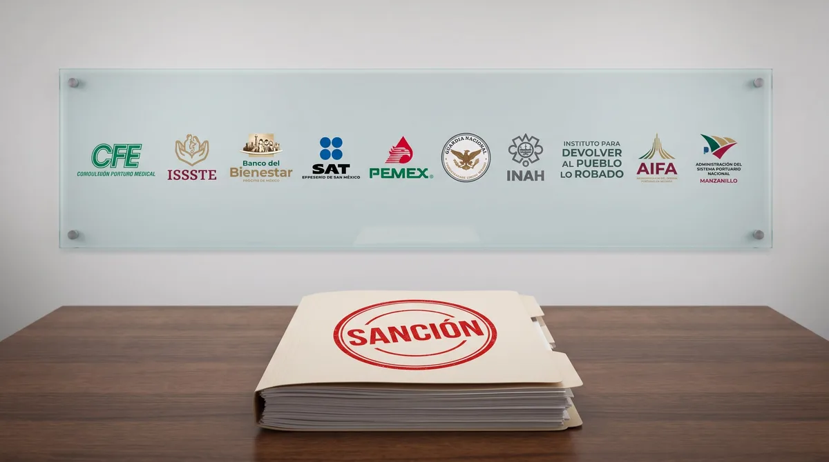 Gobierno de México sanciona a 17 servidores públicos con inhabilitaciones de hasta 10 años y con destituciones