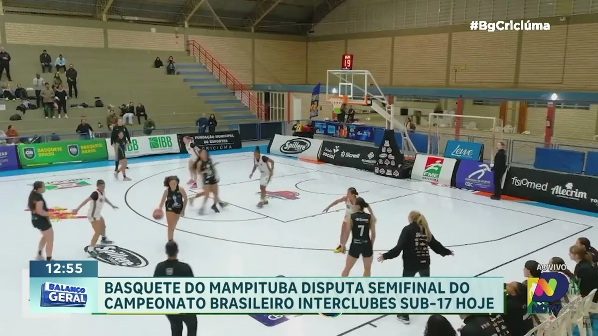 Basquete feminino do Mampituba esta na semifinal do CBI sub-17