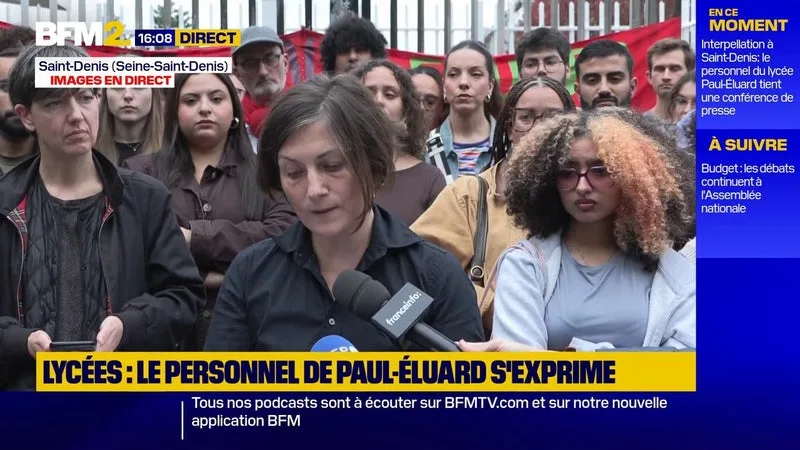 Interpellation musclée à Saint-Denis: le personnel du lycée Paul-Éluard exerce son droit de retrait