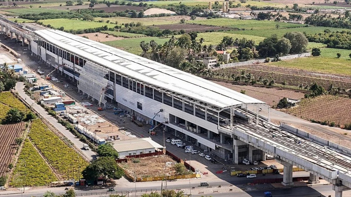 Bullet train project construction integrates with railway network at Vadodara