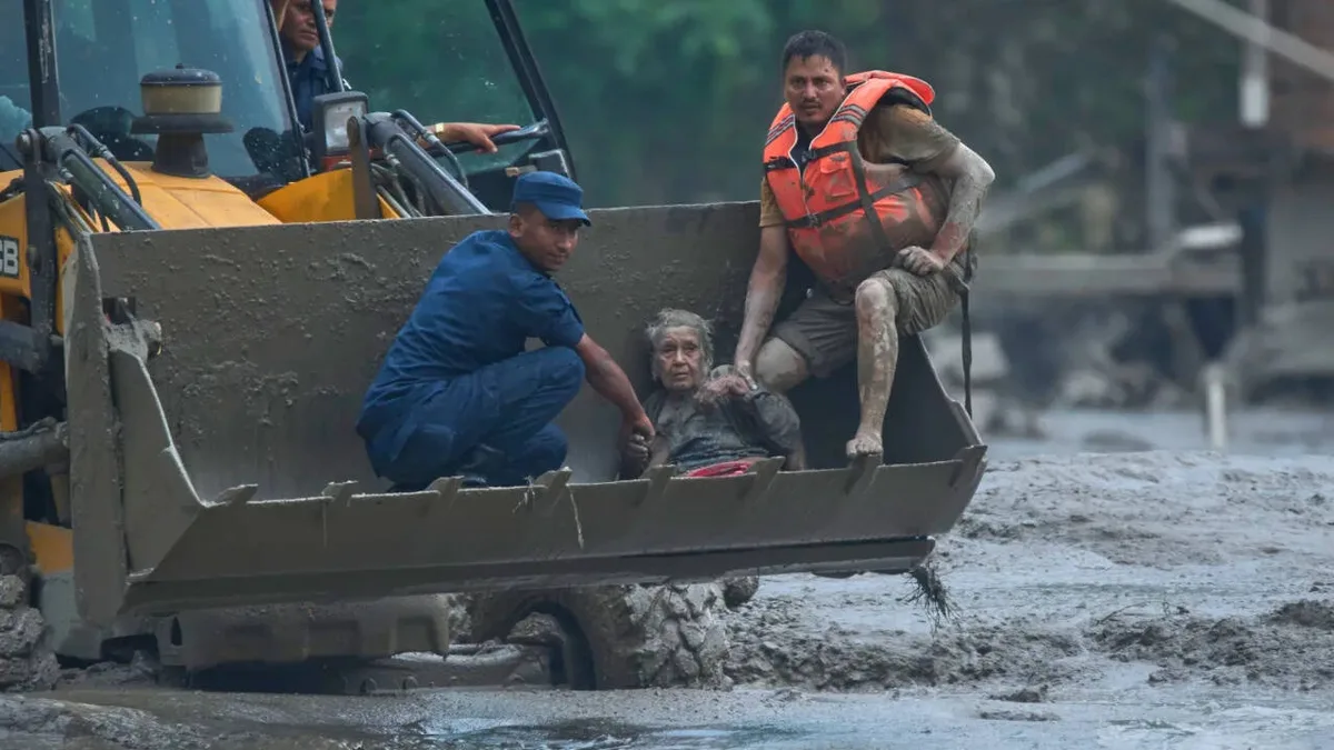 'Saw several bodies, animals in river': Nepal flood survivors