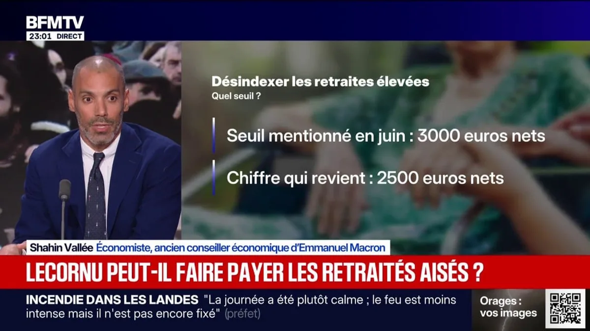 Contribution des retraités aisés: "Il va falloir qu'on remette le débat sur la table", explique Shahin Vallée, ancien conseiller économique d'Emmanuel Macron