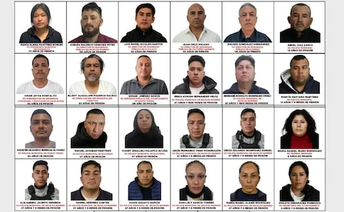 Gabinete de Seguridad destaca condenas a detenidos en Operación Enjambre en el Edomex; suman más de mil 200 años de prisión