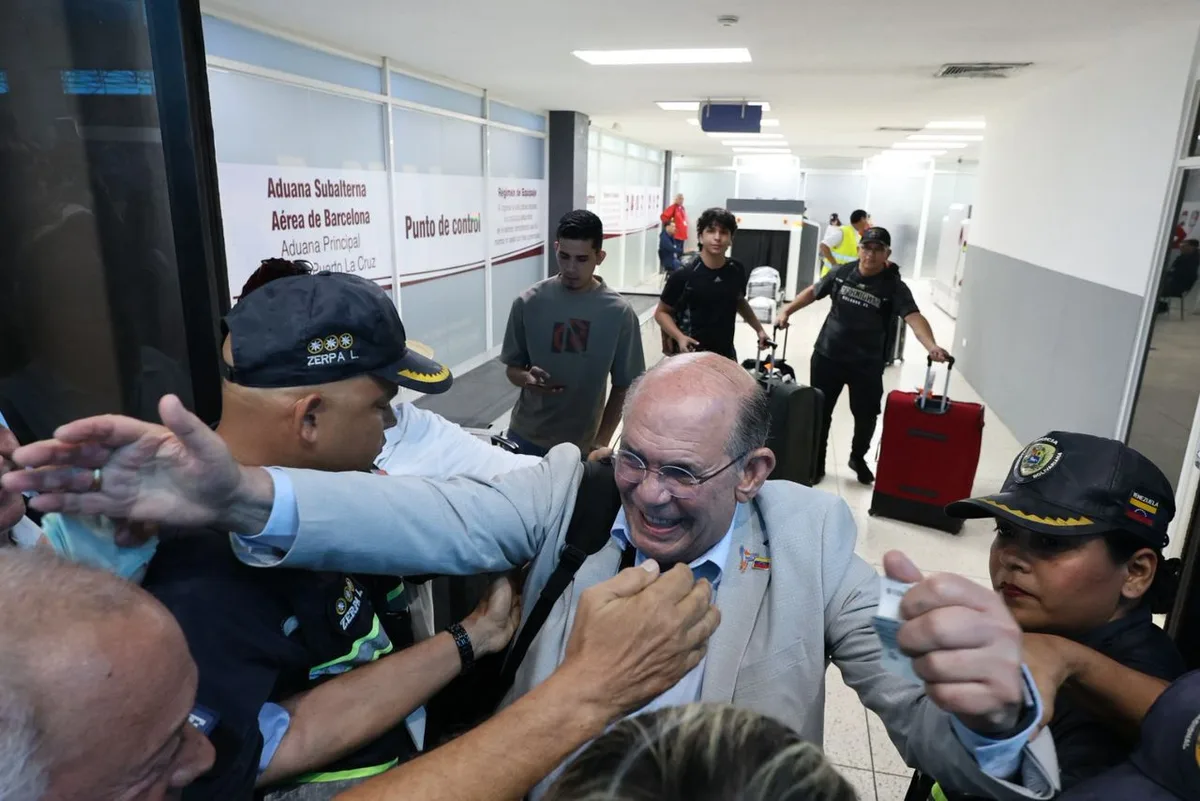 Las primeras palabras de Omar González a su llegada en Venezuela (VIDEO)