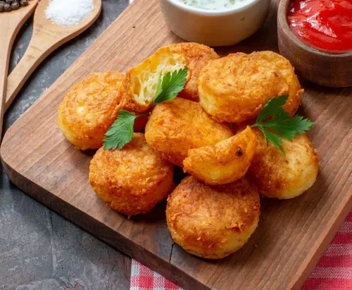 Crispy potato nuggets recipe for a golden, crunchy potato snack