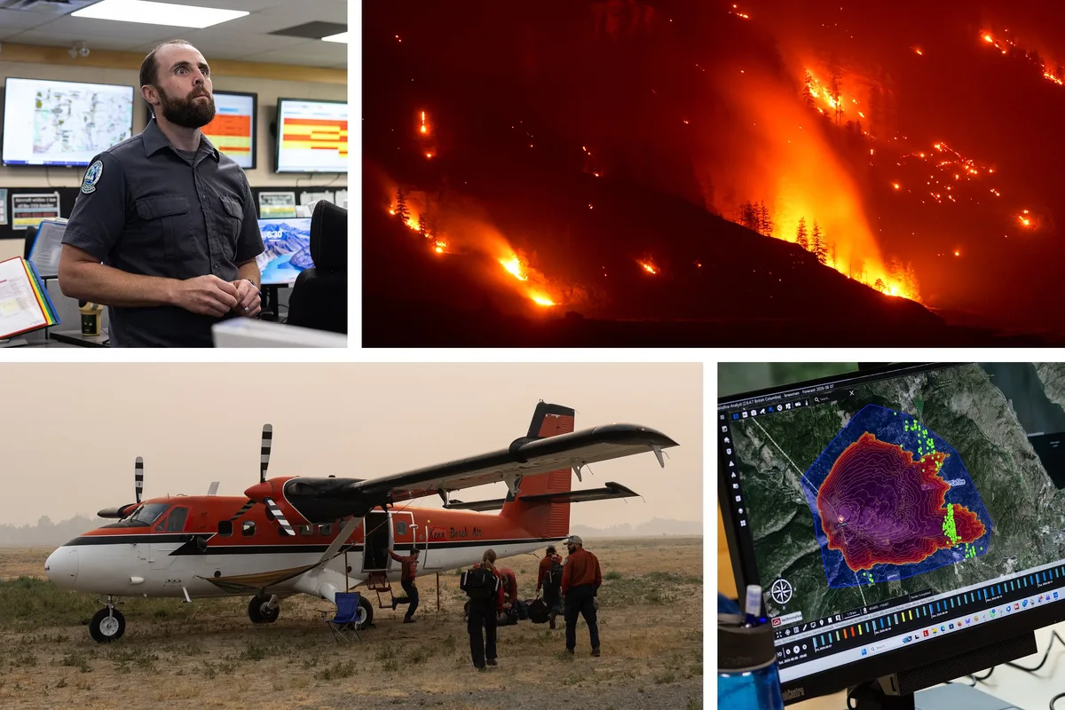Inside the early battle against the ferocious Bald Range wildfire