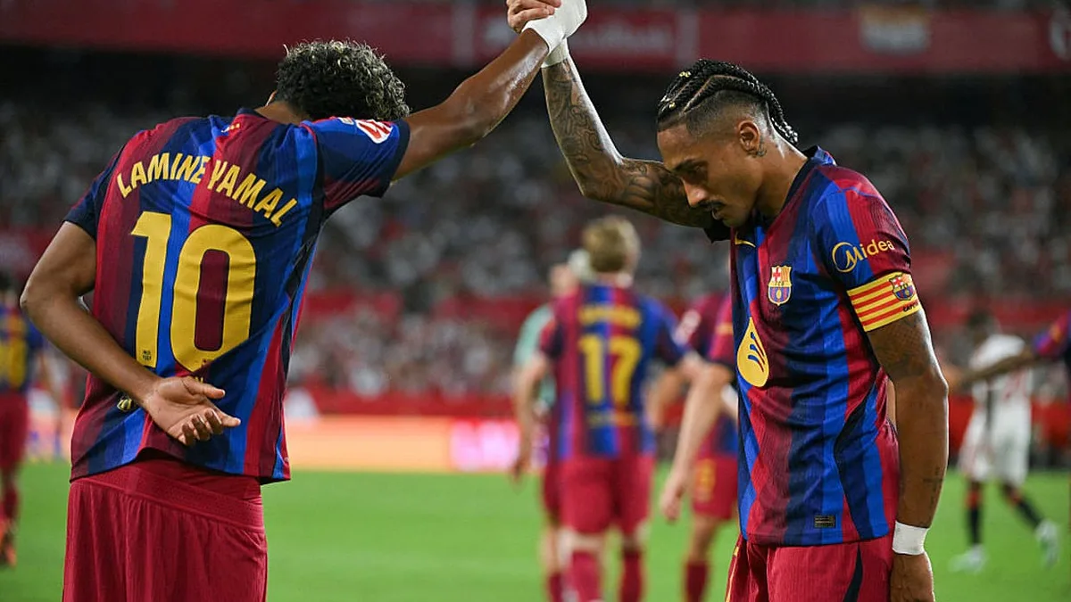 Barcelona vence com novo hat-trick de Raphinha
