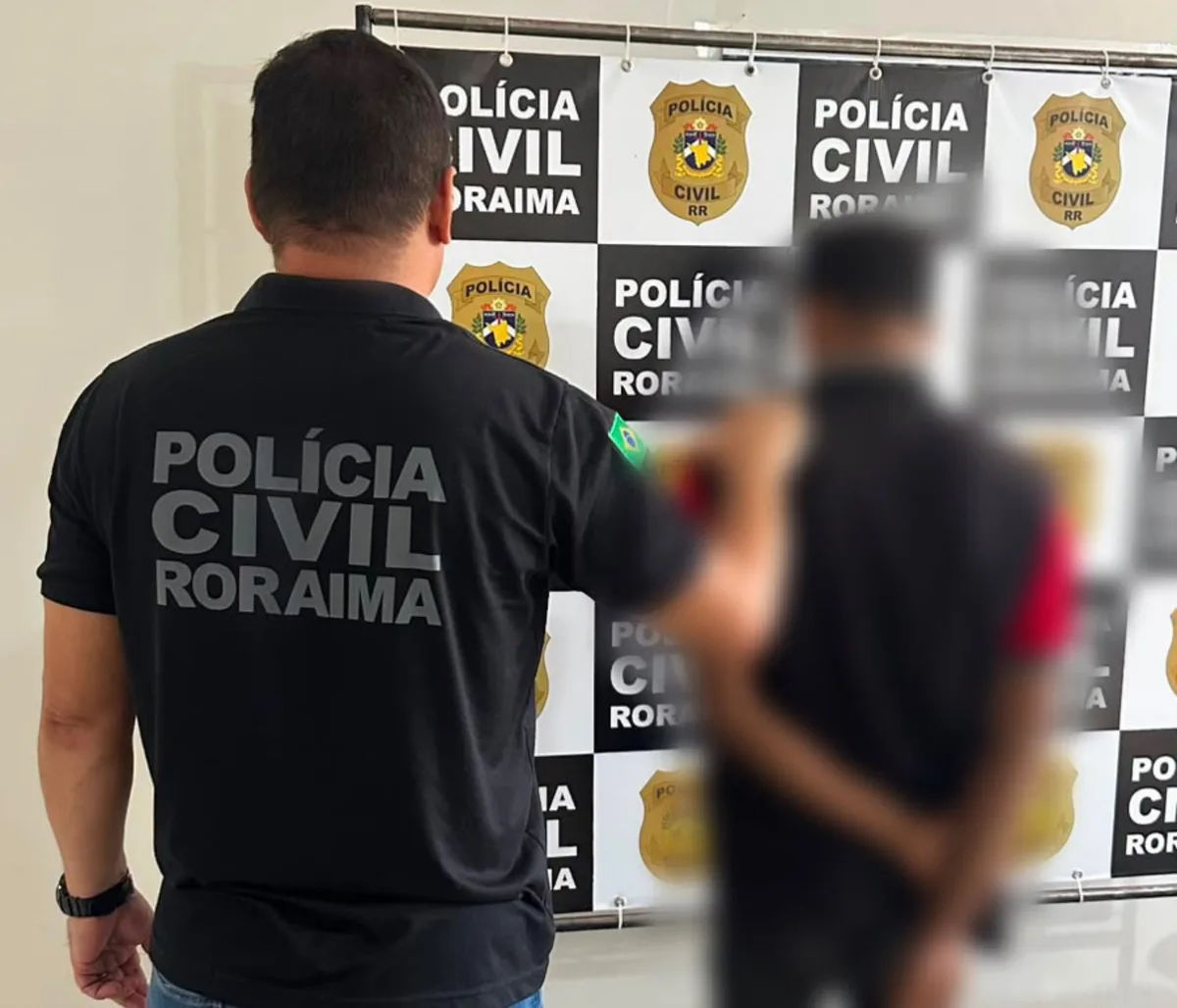 Homem é preso suspeito de roubar celular e dinheiro de passageiro que aguardava transporte em Pacaraima