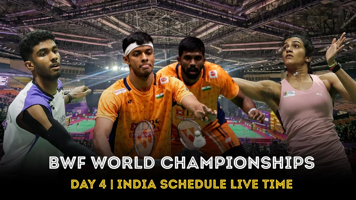 BWF Worlds Day 4 Order of play: India schedule, match timings on August 20